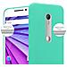 Custodia Compatibile Con Motorola Moto G3 In Frosty Verde - Hard Case Coperchio Protettivo In Frosted Look Contro I Graffi E Gli Urti - Foto miniatura 4