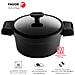 Alutherm Casseruola Induzione 20 Cm Alluminio Fuso Antiaderente Senza Pfoa, Vetroceramica Nero - Foto miniatura 5