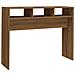 Tavolino Consolle Rovere Marrone 105x30x80 Cm Legno Multistrato - Foto miniatura 2