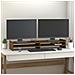 Supporto Per Monitor Miele 100x27x15 Cm Legno Massello Di Pino - Foto miniatura 1