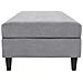 Hartford Pouf In Velluto Grigio - Foto miniatura 8