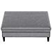 Hartford Pouf In Velluto Grigio - Foto miniatura 11