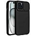 Custodia Tpu Silicone Cover Case Per Apple Iphone 15 Black - Foto miniatura 1