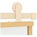 Porta Scorrevole Dorata 76x205 Vetro Smerigliato Esg Alluminio - Foto miniatura 5