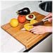 Tagliere Da Cucina In Legno Con Bambù Bordo Piegato Antiscivolo 45 X 35 X 3.6 Cm - Foto miniatura 2
