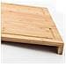 Tagliere Da Cucina In Legno Con Bambù Bordo Piegato Antiscivolo 45 X 35 X 3.6 Cm - Foto miniatura 4