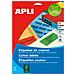 Etichette Per Stampante Apli 105 X 148 Mm Verde 20 Foglie - Foto miniatura 2