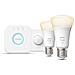 Philips Hue White Starter Kit Bridge + 2 Lampadine Smart E27 75W + Smart Button - Foto miniatura 1