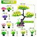 Albero Artificiale Giallo Per Acquario Con Bellissimi Cespugli Colorati - Foto miniatura 2