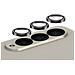 Samsung Galaxy Hoops for new Z Fold4 2023 Black Protezione per obiettivo della fotocamera 1 pz - Foto miniatura 1