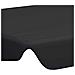 Baldacchino Per Dondolo Giardino Nero 188/168x145/110 Cm - Foto miniatura 4