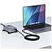 Cavo di ricarica USB-C da 2m, chiusura a vite laterale, 240W (5A) PD EPR, rivestimento in silicone con nylon intrecciato, USB 2.0, certificato USB-IF - Foto miniatura 6