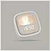Billy Clock Tactile 3 Alarm Bambino Luce Notturna Coniglio, Grigio - Foto miniatura 5