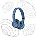 Solo4 Cuffie Over-ear Bluetooth 5.3 Con Pulsante Multifunzione, Blu - Foto miniatura 2