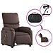 Poltrona Massaggiante Elettrica Marrone in Similpelle - Foto miniatura 6