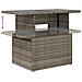Set Divano da Giardino 6pz con Cuscini Grigio Polyrattan Acacia - Foto miniatura 8