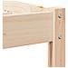 Letto  con testata 200x220 cm in legno massello di pino - Foto miniatura 7