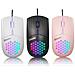 Mouse Ottico Cablato Rgb A 7 Colori Con Interfaccia Type-c Da 1,5 M White - Foto miniatura 4