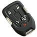Guscio Chiave A 5 Pulsanti Per Pickup Chevrolet/gmc - Sostituzione Telecomando Smart Key - Foto miniatura 3