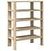 Scarpiera Rovere Sonoma 61x32x87,5 cm in Legno Multistrato - Foto miniatura 1