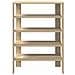 Scarpiera Rovere Sonoma 61x32x87,5 cm in Legno Multistrato - Foto miniatura 4
