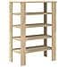 Scarpiera Rovere Sonoma 61x32x87,5 cm in Legno Multistrato - Foto miniatura 6