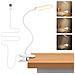 Lampada Lettura Clip Flessibile 360° Led 4000k Luce Naturale Protezione Occhi - Foto miniatura 1
