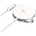 Caricatore Wireless Magnetico 15w Qi2 Magsafe Retrattabile + Caricatore Usb-c, Bianco - Foto miniatura 1