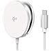 Caricatore Wireless Magnetico 15w Qi2 Magsafe Retrattabile + Caricatore Usb-c, Bianco - Foto miniatura 4