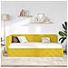 Cornice del letto ad angolo Giallo 100 x 200 cm Velluto - Foto miniatura 4