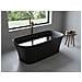 Vasca Da Bagno Freestanding Lanalhue 160 X 75 Cm Nero - Foto miniatura 1