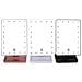 Specchio Da Trucco Da Tavolo Led Con Sensore Tattile E Rotazione A 360° - 20 Led Pinkgold - Foto miniatura 3