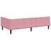 Struttura Letto Angolare con Materasso 2 pcs Grigio Velluto - Foto miniatura 9