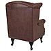 Poltrona In Similpelle Marrone 84x84x86h - Foto miniatura 5
