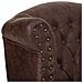 Poltrona In Similpelle Marrone 84x84x86h - Foto miniatura 6