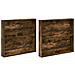 Scaffale per riviste 2 pcs Rovere fumé 80 x 12 x 70 cm - Foto miniatura 1