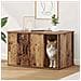 Casa per Gatti Legno vecchio 85 x 55 x 50 cm Legno multistrato - Foto miniatura 2