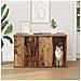 Casa per Gatti Legno vecchio 85 x 55 x 50 cm Legno multistrato - Foto miniatura 4