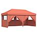 Tenda Party Terracotta 292 x 580 x 315 cm Tessuto Oxford - Foto miniatura 1