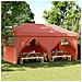 Tenda Party Terracotta 292 x 580 x 315 cm Tessuto Oxford - Foto miniatura 2