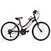 Bici Da Ragazza Mountain Bike 24 Mtb Lincy Bicicletta Ly24 Con Cambio 18v - 35 Nero Opaco Fuxia - Foto miniatura 3
