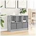 Credenza con cassetto Grigio Sonoma 88,5 x 27,5 x 63,5 cm - Foto miniatura 2