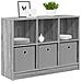 Credenza con cassetto Grigio Sonoma 88,5 x 27,5 x 63,5 cm - Foto miniatura 3