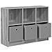 Credenza con cassetto Grigio Sonoma 88,5 x 27,5 x 63,5 cm - Foto miniatura 5