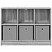Credenza con cassetto Grigio Sonoma 88,5 x 27,5 x 63,5 cm - Foto miniatura 6