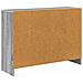 Credenza con cassetto Grigio Sonoma 88,5 x 27,5 x 63,5 cm - Foto miniatura 8