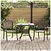 Set di Tavolo da Giardino 3 pcs Bronzo Alluminio pressofuso - Foto miniatura 2