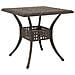 Set di Tavolo da Giardino 3 pcs Bronzo Alluminio pressofuso - Foto miniatura 5