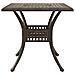 Set di Tavolo da Giardino 3 pcs Bronzo Alluminio pressofuso - Foto miniatura 8
