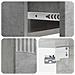 Mobiletto da notte a muro con cassetto 2 pcs Grigio Cemento - Foto miniatura 8